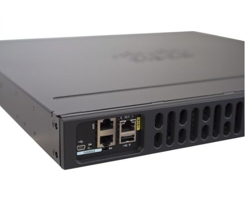 ISR4331/K9 Cisco 4000 routeur 100Mbps-300Mbps Débit du système 3 ports WAN/LAN 2 ports SFP CPU multi-noyau