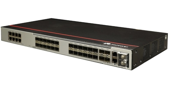 S5731-S32ST4X-D 8 10/100 / 1000Base-T Ethernet Port 24 Gigabit SFP 4 10G SFP + alimentation en courant continu Maintenance avant