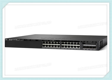 Commutateur du gigabit PoE+ de port du commutateur WS-C3650-24PD-L 24 de réseau Ethernet de Cisco avec la liaison montante 2x10G