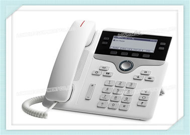 Téléphone blanc d'IP de CP-7841-W-K9 Cisco avec l'appui multiple de protocole de VoIP