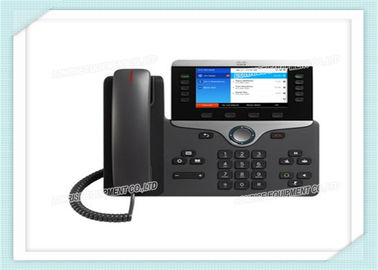 Téléphone montable CP-8861-K9 d'IP de Cisco de mur avec la salutation d'agent de réponse automatique de casque