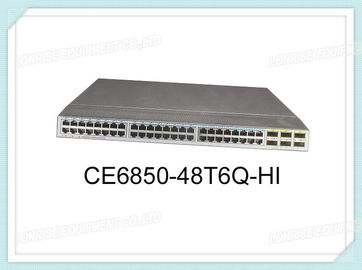 Port du port 10GE RJ45 6 du commutateur 48 de CE6850-48T6Q-HI Huawei 40GE QSFP+ sans fan