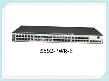 Yole SFP des ports 4 des commutateurs de réseau de Huawei S652-PWR-E 48x10/100/1000 PoE+ avec nouveau