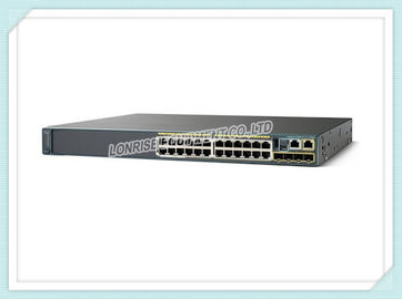 Base de LAN de GigE PoE 370W 4 x SFP de commutateur d'IOS du gigabit PoE+ du commutateur de réseau de Cisco WS-C2960S-24PS-L