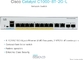 Les connecteurs de réseau Cisco Catalyst 1000-8T-2G-L, 8 ports Gigabit Ethernet (GbE), 2 ports combinés SFP/RJ-45 1G