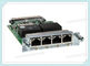 Voix de module de réseau de Cisco VWIC3-4MFT-T1/E1/carte interface de WAN pour le routeur d'ISR