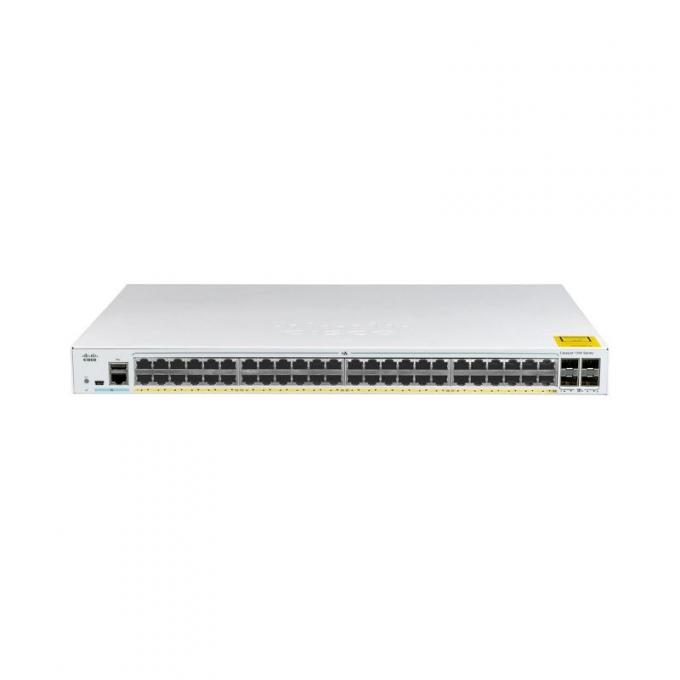 Commutateurs de la s&eacute;rie Cisco Catalyst 1000 C1000-48P-4G-L Ports budg&eacute;taires PoE+ et PoE Ethernet 48x 10/100/1000 et 370W, liaisons vers le haut 4x 1G SFP 0