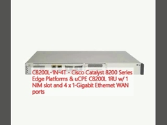 C8200L-1N-4T - Plateformes de bord de la série Cisco Catalyst 8200 et uCPE C8200L 1RU avec 1 fente NIM et 4 ports WAN Ethernet 1 Gigabit