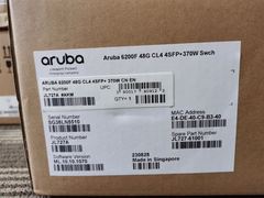 JL727A 	 Commutateur Aruba 6200F 48G Class4 PoE 4SFP+ 370W