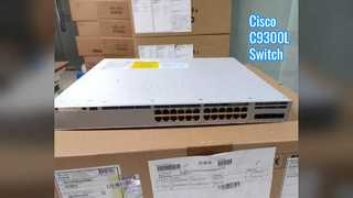 Commutateur Cisco C9300L-24T-4G-E 9300, 24x1G cuivre/4x1G SFP/données uniquement