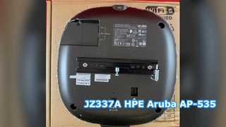 AP-535 Wi-Fi 6 (802.11ax) Point d'accès intérieur, 3,55 Gbit/s, MIMO double bande 4x4, antennes internes, alimenté par PoE,