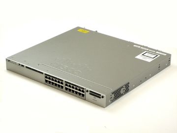 WS-C3850-24T-S Cisco Switch 3850 Catalyst 24 Ports Base de données IP 10/100/1000Mbps Stackable 24 ports Ethernet 10/100/1000 avec alimentation électrique 350WAC