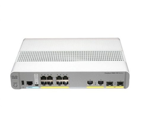 WS-C3560CX-8TC-S 8 ports Compact Switch couche 3 - 8 X 10/100/1000 Ports Ethernet 2 SFP&amp;2GE Uplinks- Base de données IP