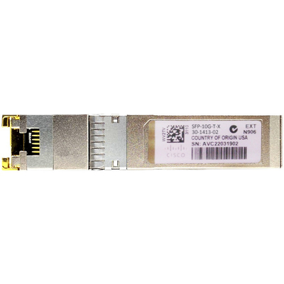 Module émetteur-récepteur Cisco SFP-10G-T-X compatible 10GBase-T SFP+ 30m RJ45 CAT7