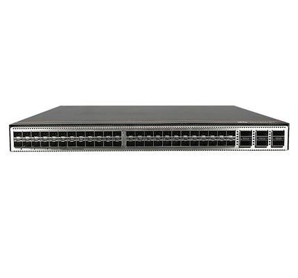 CE6863E-48S6CQ Huawei CloudEngine 6800 48*25G SFP28, 6*100G QSFP28, 2* alimentation en courant alternatif, sortie/entrée d'air côté port