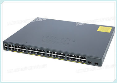 Le commutateur 48 de réseau Internet de WS-C2960X-48FPS-L Cisco met en communication le support 1U montable de Poe+