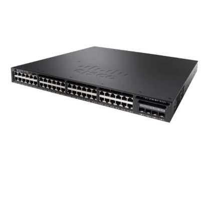 WS-C3650-48FS-S Cisco Catalyst 3650 48 * Ports Ethernet 10/100/1000 - PoE complet - 4 x liaisons montantes 1G - Commutation de couche 3 - IP Base - géré