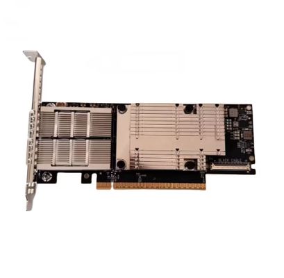 MCX755106AS-HEAT NVIDIA Mellanox ConnectX-7 HHHL carte d'adaptateur, 200 GbE (mode par défaut) / NDR200 IB à double port QSFP112