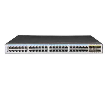 Commutateur HW CE5855-48T4S2Q-EI (48 ports GE RJ45, 4 ports 10G SFP+, 2 ports 40G QSFP+, 2 * boîtier de ventilateur, prise côté port, sans module d'alimentation)