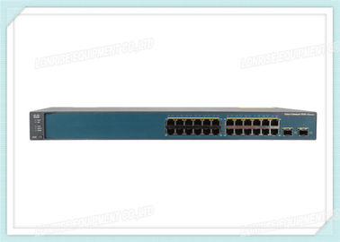 Commutateur optique de POE du port 10/100 du commutateur WS-C3560V2-24TS-S 24 d'Ethernet de fibre de Cisco