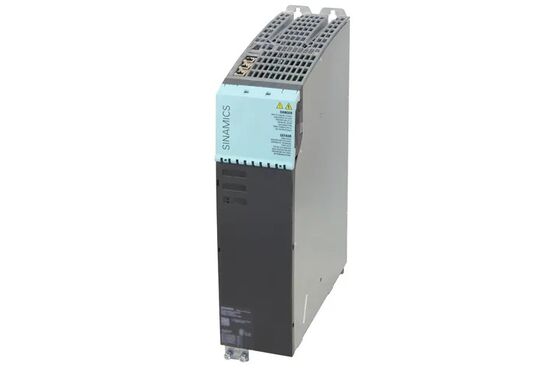 Module à double moteur Siemens 6SL3120-2TE21-8AA3 SINAMICS S120 avec courant de sortie 18A, entrée en courant continu 600V et interface DRIVE-CLiQ