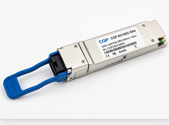 CQP-85100G-SR4 100G QSFP28 SR4 Optical Transceiver | MPO Multimode Fiber | High-Speed Optische Transceiver for Data Centers