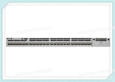 Cisco commutent ports empilables de WS-C3850-24XU-L les 24 100M/1G/2.5G/5G/10G UPoE 1 approvisionnement 1100 de courant alternatif de la fente W de module de réseau