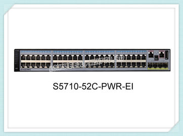 Fentes d'interface de la yole SFP+.with 2 du commutateur S5710-52C-PWR-EI 48x10/100/1000 PoE+ Ports.4x10 de Huawei, aucune alimentation d'énergie