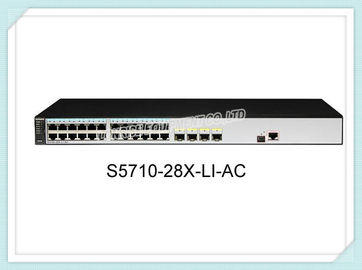 Ports Ethernet du commutateur S5710-28X-LI-AC 24x10/100/1000Base-T de Huawei, 4x10 gigabit SFP+