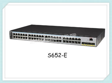 Commutateurs de réseau de Huawei S652-E 48 10/100/1000 C.A. 110V/220V de SFP de yole des ports 4 avec nouveau