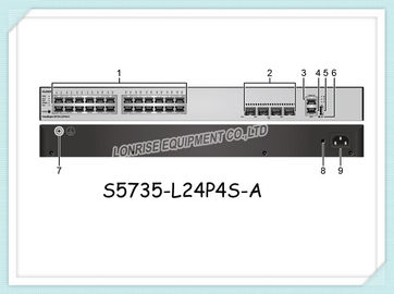 Commutateurs de réseau de Huawei S5735-L24P4S-A 24 appuis de port de gigabit tout le port de liaison descendante de GE