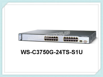 Cisco commutent le commutateur contrôlé par port de WS-C3750G-24TS-S1U 24 Gigabit Ethernet