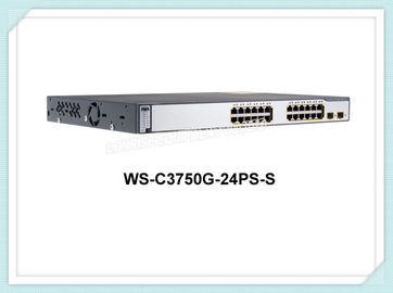 Cisco commutent le commutateur de réseau de Cisco de commutateur de Poe de port de WS-C3750G-24PS-S 24