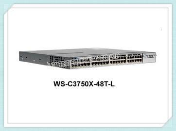 Commutateur de réseau informatique du commutateur WS-C3750X-48T-L de câble Ethernet de Cisco pour la petite entreprise