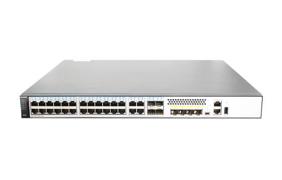 L'Ethernet 10/100/1000 de S5720-36C-EI-DC 28 met en communication 4 dont sont 10/100/1000 à double fonction ou SFP 4 10 interface de la yole SFP+ 1