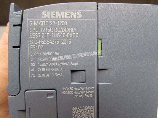 Le module de Siemens 6ES7 215-1AG40-0XB0 nouveau dans la livraison originale de paquet pour cet article est de 2 ou 3 semaines