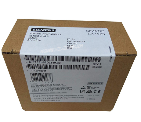 Module 1231 de PLC de module de RDT de RDT 4 x AI de SM de module d'entrée analogique de 6ES7231-5PD32-0XB0 SIMATIC S7-1200 6ES7 231-5PD32-0XB0