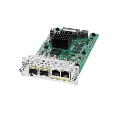 Élargissement du réseau Cisco Ethernet WAN Module d'interface NIM-2GE-CU-SFP apporte une connexion à faible facteur de forme (SFP) à haute densité