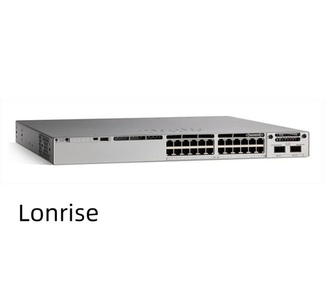 C9300L-24T-4X-E ​​- Commutateurs Cisco Catalyst 9300L Liaisons montantes fixes 24 ports Données uniquement Liaisons montantes 4X10G Network Essentials