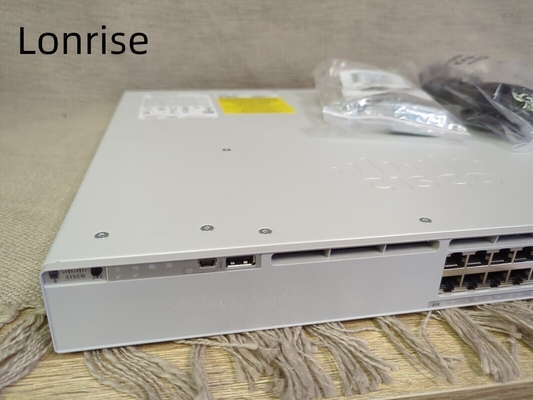 C9300L-24T-4X-E ​​- Commutateurs Cisco Catalyst 9300L Liaisons montantes fixes 24 ports Données uniquement Liaisons montantes 4X10G Network Essentials