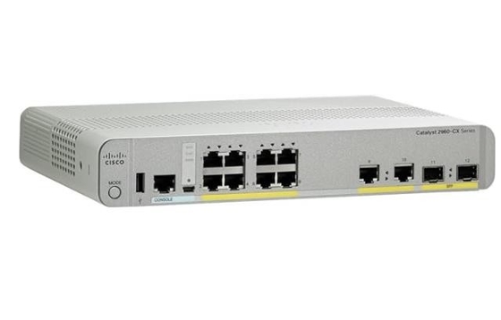 WS-C2960CX-8TC-L 8 ports Ethernet Gigabit 2 1G SFP et 2 1G Copper Uplinks améliorés limités