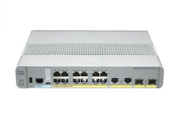 WS-C3560CX-12PC-S prêt à l'emploi Commutateur compact à 12 ports Couche 3 POE Ports Ethernet 2 SFP &amp; 2GE liens ascendants