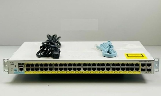 WS-C2960L-48PQ-LL Cisco Catalyst 2960L Commutateur 48 ports GigE PoE+ 4x10G SFP+ Lan Lite