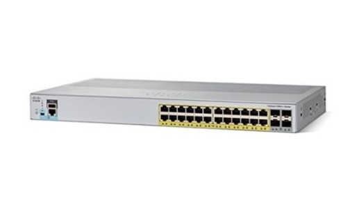 WS-C2960L-24PQ-LL Cisco Catalyst 2960L Commutateur 24 ports GigE PoE+ 4x10G SFP+ Lan Lite