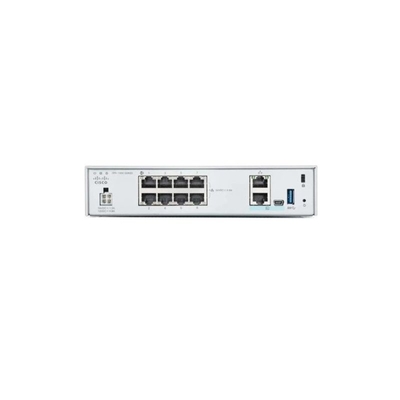 FPR1010-NGFW-K9 Cisco Firewall sécurisé Firepower 1010 Appareil avec logiciel FTD, ports Ethernet 8 gigabits (GbE)