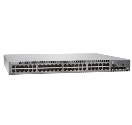 EX3400-48P EX3400 48 ports 10/100/1000BaseT PoE+ 4 X 1/10G SFP/SFP+ 2 X 40G QSFP+ Ventilateurs redondants Flux d'air avant vers arrière