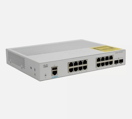 C1000-16FP-2G-L Cisco Catalyst 1000 Commutateur 16x 10/100/1000 Ports Ethernet PoE+ 240W PoE Budget 2x 1G SFP Uplinks