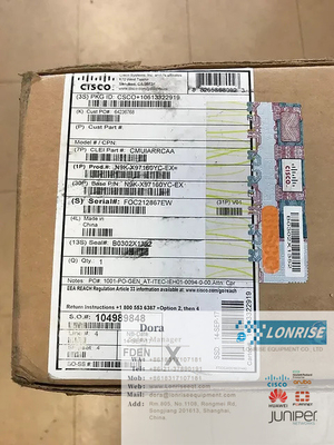 N9k-x97160yc-ex= Commutateur Nexus 9000 avec 48p 10g Sfp Original Nouveau disponible