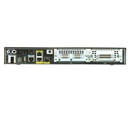 ISR4221/K9 Cisco ISR 4221 routeur 35Mbps-75Mbps Débit du système 2 ports WAN/LAN 1 port SFP Multi-Core CPU 2 NIM