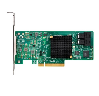 Broadcom LSI SAS 9500-8i Adaptateur de bus hôte 12 Gb / s SAS 8-Port PCIe 3.0 HBA carte de support Raid 0/1/1E/10Le Broadcom 9311-8i